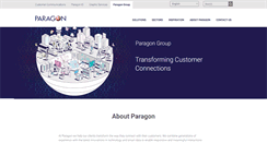 Desktop Screenshot of paragon-europe.com